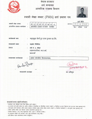 VAT Registration Certificate